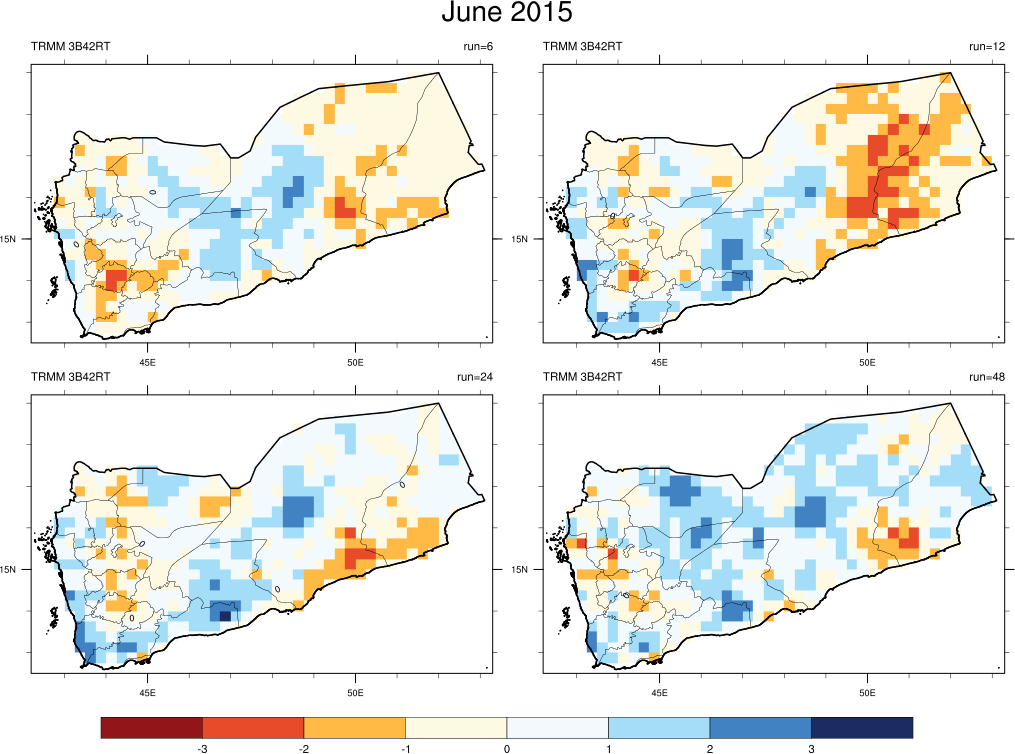 Monthly Climate Data for Yemen June 2015