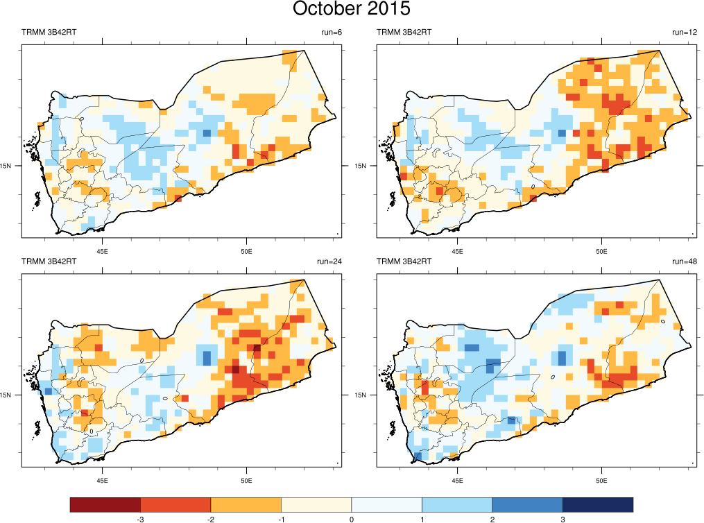 Monthly Climate Data for Yemen October 2015