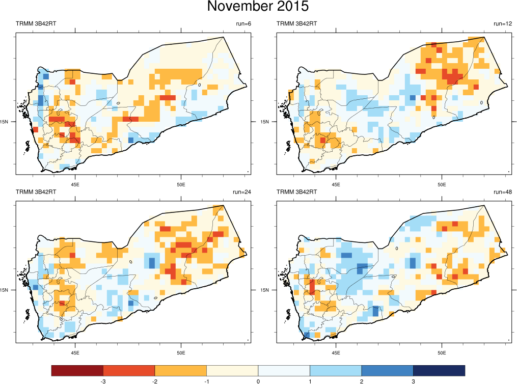 Monthly Climate Data for Yemen November 2015