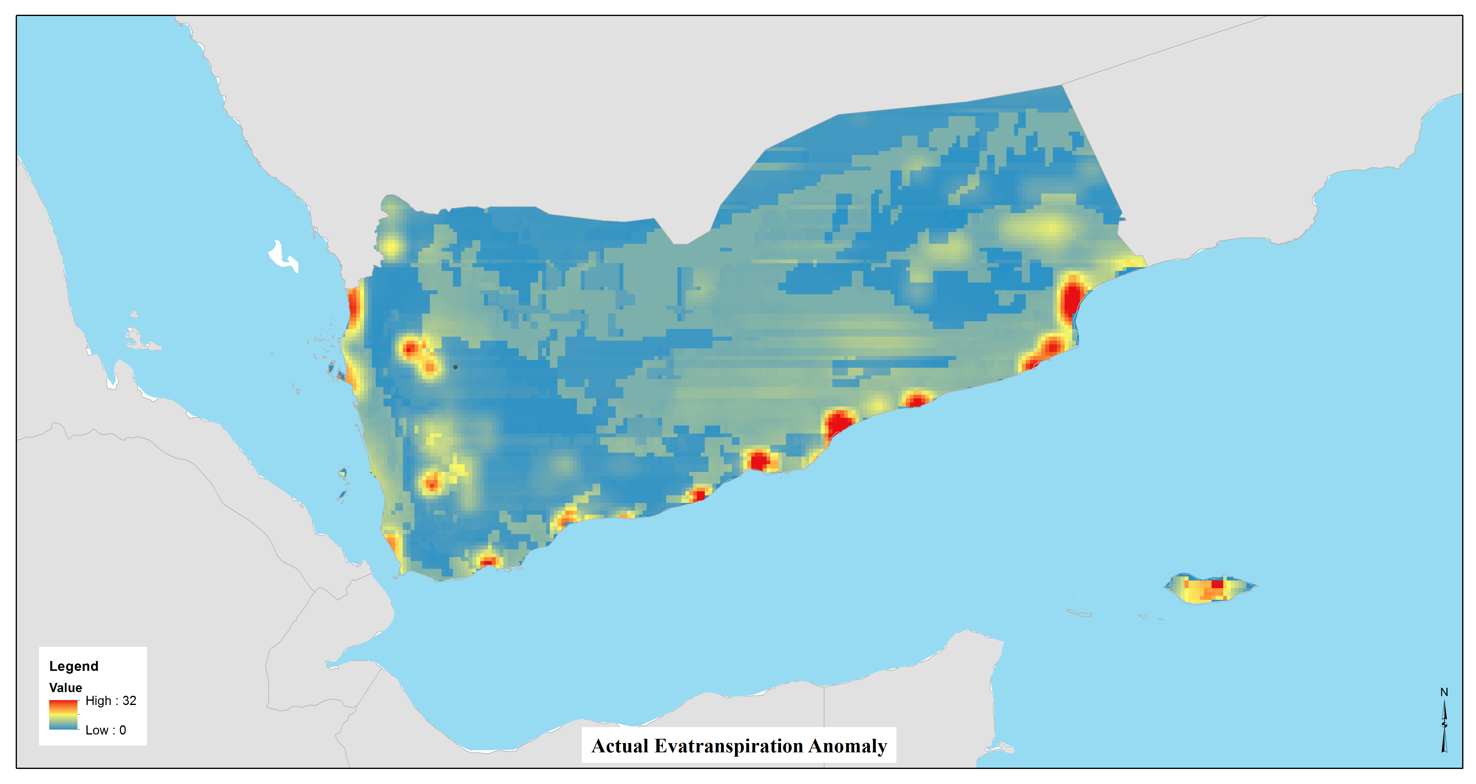 Monthly Water Data for Yemen June 2015